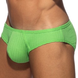 Slip, Tanga de la marque ADDICTED - Bikini Puff - Vert - Ref : AD1379 C07