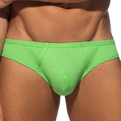 Slip, Tanga de la marque ADDICTED - Bikini Puff - Vert - Ref : AD1379 C07
