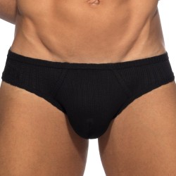 Slip, Tanga de la marque ADDICTED - Bikini Puff - Noir - Ref : AD1379 C10