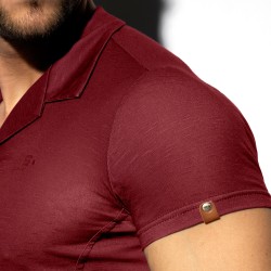 Chemise de la marque ES COLLECTION - Chemise Slim Fit - Rouge - Ref : SHT023 C14