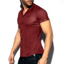 Chemise de la marque ES COLLECTION - Chemise Slim Fit - Rouge - Ref : SHT023 C14