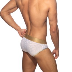 Slip, Tanga de la marque ADDICTED - Slip Gold Spots Party - Ref : ADP18 C20