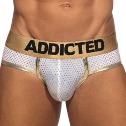 Slip, Tanga de la marque ADDICTED - Slip Gold Spots Party - Ref : ADP18 C20
