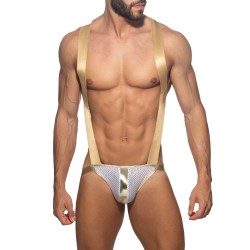 Body Harnais Gold Spots Party - ADDICTED : vente body et combinaiso...