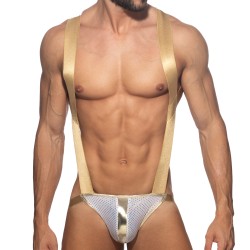 Body Harnais Gold Spots Party - ADDICTED : vente body et combinaiso...