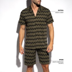 Bermuda de la marque ES COLLECTION - Bermuda Aristo Edition Limitée - Kaki - Ref : SP356 C12