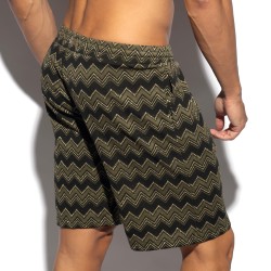 Bermuda de la marque ES COLLECTION - Bermuda Aristo Edition Limitée - Kaki - Ref : SP356 C12