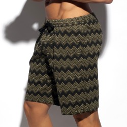 Bermuda de la marque ES COLLECTION - Bermuda Aristo Edition Limitée - Kaki - Ref : SP356 C12