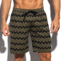 Bermuda de la marque ES COLLECTION - Bermuda Aristo Edition Limitée - Kaki - Ref : SP356 C12