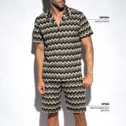 Bermuda de la marque ES COLLECTION - Bermuda Aristo Edition Limitée - Beige - Ref : SP356 C28