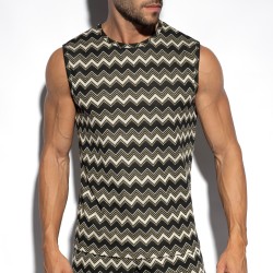 Débardeur de la marque ES COLLECTION - Débardeur Aristo Edition Limitée - Beige - Ref : TS359 C28