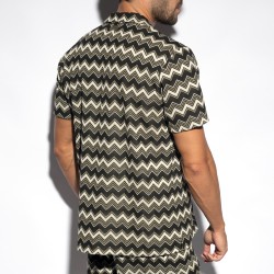 Chemise de la marque ES COLLECTION - Chemise Aristo Edition Limitée - Beige - Ref : SHT034 C28