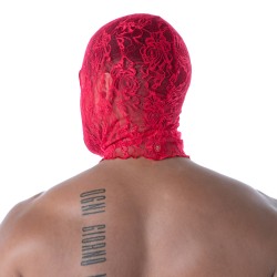 Accessoires de la marque TOF PARIS - Cagoule en Dentelle Fluide TOF PARIS - Rouge - Ref : TOF594R