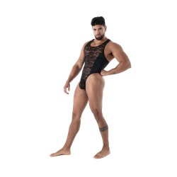 Body de la marque TOF PARIS - Body String Tof Paris Fluid Lace - Noir - Ref : TOF589N
