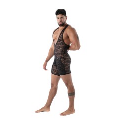 Body de la marque TOF PARIS - Body Poche ouverte Tof Paris Fluid Lace - Noir - Ref : TOF590N