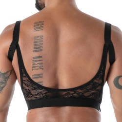 Accessoires de la marque TOF PARIS - Bretelle de Jarretière Tof Paris Fluid Lace - Noir - Ref : TOF588N