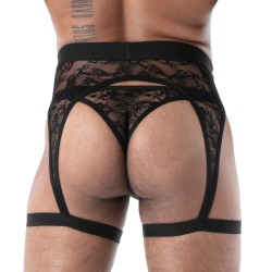 Accessoires de la marque TOF PARIS - Bretelle de Jarretière Tof Paris Fluid Lace - Noir - Ref : TOF588N