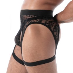 Accessoires de la marque TOF PARIS - Bretelle de Jarretière Tof Paris Fluid Lace - Noir - Ref : TOF588N