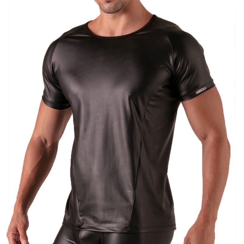 Manches courtes de la marque  - T-Shirt Absolu Male Master - Noir - Ref : AM0001N