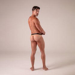 String de la marque  - String sans ficelle Absolu Male Master - Noir - Ref : AM0007N