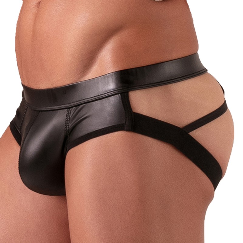 Jock strap de la marque ABSOLU MALE - Jockstrap Absolu Male Master - Noir - Ref : AM0006N