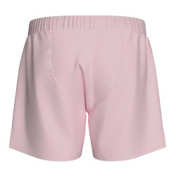 Caleçon en popeline de coton Eden Park avec suspensoir - Rose - Ede...