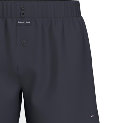Boxer Eden Park in popeline di cotone con appendiabiti - blu navy -...
