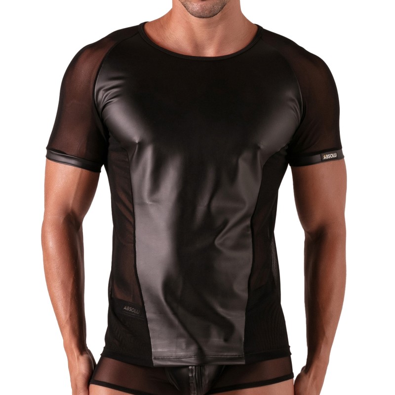 Manches courtes de la marque ABSOLU MALE - T-Shirt Absolu Male Rebel - Ref : AM0008N