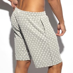 Bermuda de la marque ES COLLECTION - Bermuda Glen Edition Limitée - Blanc - Ref : SP355 C01 Bermuda de la marque ES COLLECTION - Bermuda Glen Edition Limitée - Blanc - Ref : SP355 C01