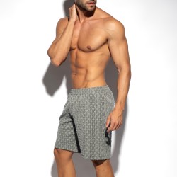 Bermuda de la marque ES COLLECTION - Bermuda Glen Edition Limitée - Gris - Ref : SP355 C15 Bermuda de la marque ES COLLECTION - Bermuda Glen Edition Limitée - Gris - Ref : SP355 C15