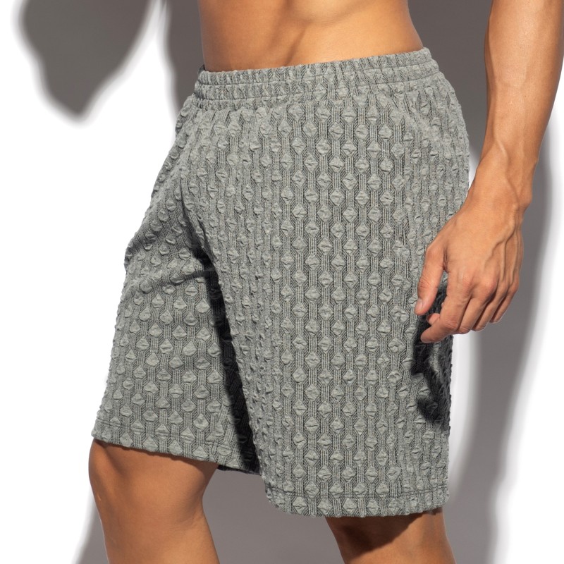 Bermuda de la marque ES COLLECTION - Bermuda Glen Edition Limitée - Gris - Ref : SP355 C15 Bermuda de la marque ES COLLECTION - Bermuda Glen Edition Limitée - Gris - Ref : SP355 C15