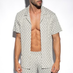 Shirt of the brand ES COLLECTION - Glen Limited Edition Shirt - White - Ref : SHT033 C01