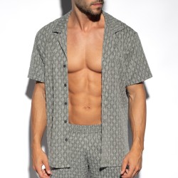 Shirt of the brand ES COLLECTION - Glen Limited Edition Shirt - Grey - Ref : SHT033 C15