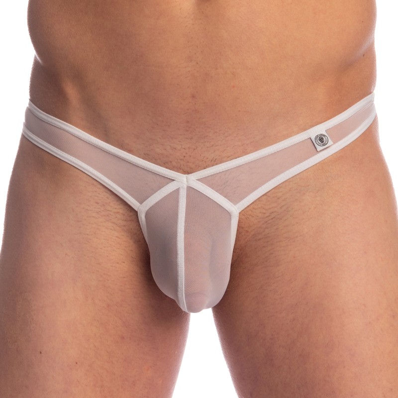 String de la marque L HOMME INVISIBLE - Pure Sin VX String L Homme Invisible Blanc - Ref : UW19 PUR 002