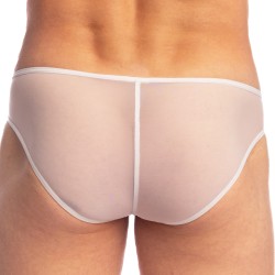Slip, Tanga de la marque L HOMME INVISIBLE - Pure Sin V Invisible Slip L Homme Invisible Blanc - Ref : UW20 PUR 002