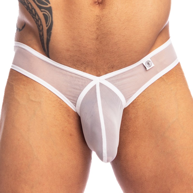 Slip, Tanga de la marque L HOMME INVISIBLE - Pure Sin V Invisible Slip L Homme Invisible Blanc - Ref : UW20 PUR 002