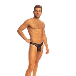 String de la marque L HOMME INVISIBLE - Beyond Invisible VX String L Homme Invisible Noir - Ref : UW19 INV 001