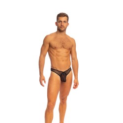 String de la marque L HOMME INVISIBLE - Beyond Invisible VX String L Homme Invisible Noir - Ref : UW19 INV 001