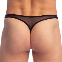 String de la marque L HOMME INVISIBLE - Beyond Invisible VX String L Homme Invisible Noir - Ref : UW19 INV 001