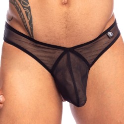 String de la marque L HOMME INVISIBLE - Beyond Invisible VX String L Homme Invisible Noir - Ref : UW19 INV 001
