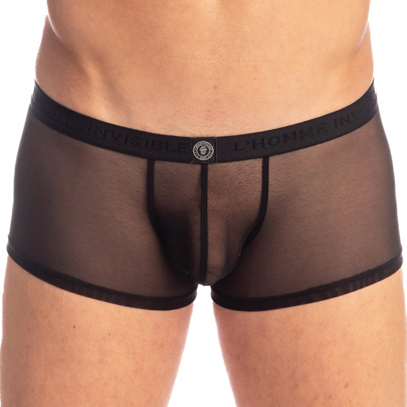 Boxer, shorty de la marque L HOMME INVISIBLE - Beyond Invisible Hipster L Homme Invisible Noir - Ref : MY39 INV 001