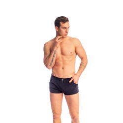 Short de la marque L HOMME INVISIBLE - Fire Island- Micro Terry Shorts L Homme Invisible Marine - Ref : HW109 FIR 049