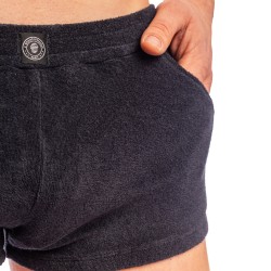 Short de la marque L HOMME INVISIBLE - Fire Island- Micro Terry Shorts L Homme Invisible Marine - Ref : HW109 FIR 049
