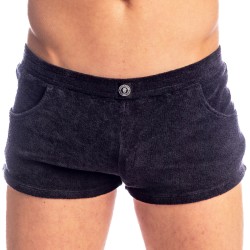 Short de la marque L HOMME INVISIBLE - Fire Island- Micro Terry Shorts L Homme Invisible Marine - Ref : HW109 FIR 049