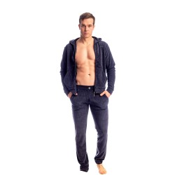 Veste de la marque L HOMME INVISIBLE - Fire Island- Zip Up Hoodie L Homme Invisible Marine - Ref : HW172 FIR 049