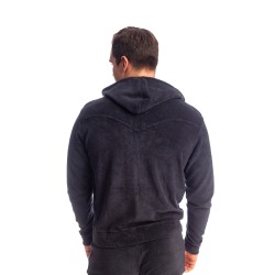 Veste de la marque L HOMME INVISIBLE - Fire Island- Zip Up Hoodie L Homme Invisible Marine - Ref : HW172 FIR 049