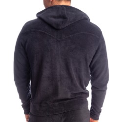 Veste de la marque L HOMME INVISIBLE - Fire Island- Zip Up Hoodie L Homme Invisible Marine - Ref : HW172 FIR 049
