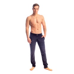 Pantalon de la marque L HOMME INVISIBLE - Fire Island- After Gym Lounge Pants L Homme Invisible Marine - Ref : HW178 FIR 049
