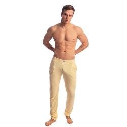 Pantalon de la marque L HOMME INVISIBLE - Fire Island- After Gym Lounge Pants L Homme Invisible Light Lemon - Ref : HW178 FIR L1