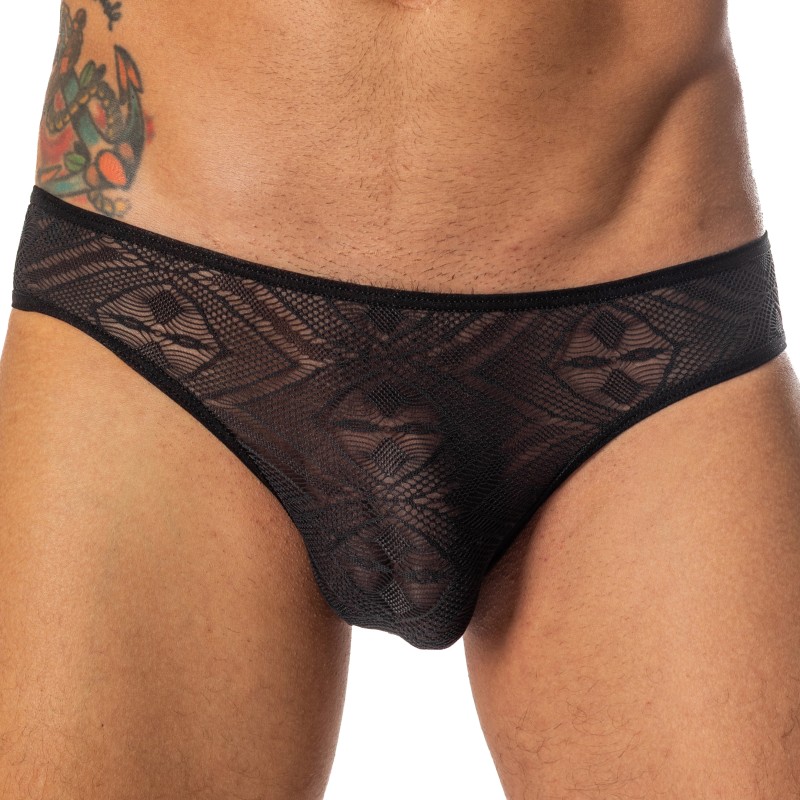 Slip, Tanga de la marque L HOMME INVISIBLE - Désirs Nocturnes - Bellevue Slip L Homme Invisible - Ref : UW27 NOC 001